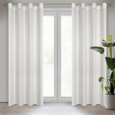 Takoy Závěs MADISON v eko stylu s volnou a ozdobnou vazbou 140 x 250 cm-HF-401275 | 140 x 250 cm