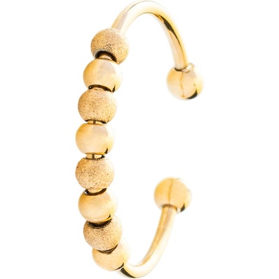 Franco Bene Antistresový prsten s kuličkami pozlacený 1382