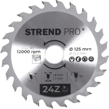 Strend Pro Premium CGW31 Kotouč diamantový 125 mm M14 ST2232011