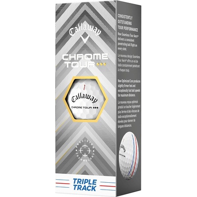 Callaway Chrome Tour Triple Diamond Triple Track biele 3 ks
