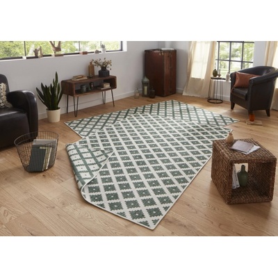 Hanse Home Twin-Wendeteppiche 103125 grün creme Zelená