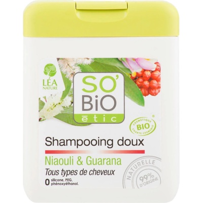 SO’BiO šampon jemný na vlasy niaouliguarana 250 ml
