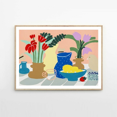 Moikka Plagát Table Setting by Carissa Potter 70x100 cm
