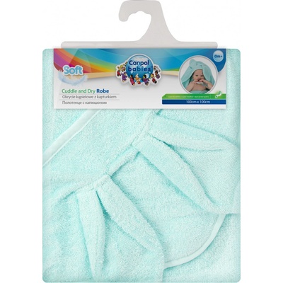 Canpol babies Mäkká osuška s kapucňou a ušami 100 x 100 cm ZAJAČIK