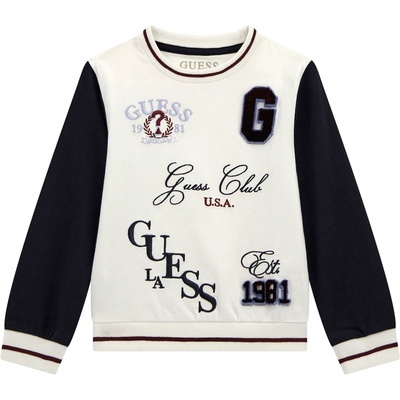 Guess Блуза с дълъг ръкав Guess - С надписи, многоцветна, 18 м (20253-N5YQ07-K8VA4-G011-18M)