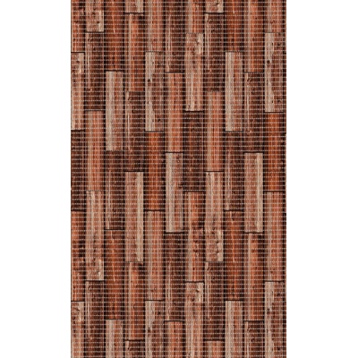 Nese plastik 443 Aquamat pěnová předožka dekor dřevěná podlaha červená 80 x 1500 cm