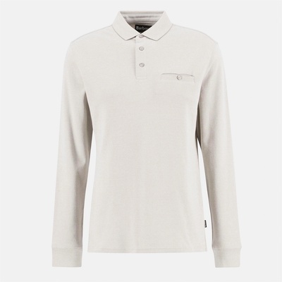 Barbour Блуза с яка Barbour Farmwell Tailored Long-Sleeved Polo Shirt - Stone ST17