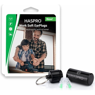 Haspro Work Home špunty do uší proti hluku při práci, 1 pár / 2 ks