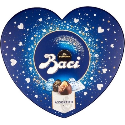 Perugina Baci Dezert z Bielej, Mliečnej a Horkej Čokolády Srdca 150 g