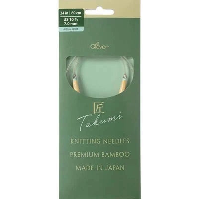 Clover kruhové otočné fixní jehlice Pro Takumi 60cm 7mm