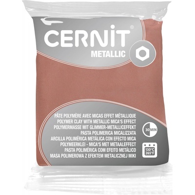 Cernit metallic zlatá růžová 56 g 052