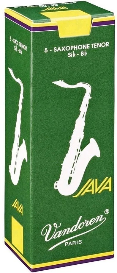 Vandoren Java Green Tenor 2.5 Тръстикова пластинка за тенор саксофон (SR2725-5KS)
