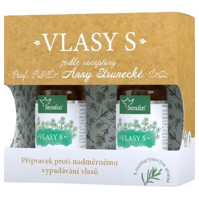 Serafin Vlasy S proti vypadávání vlasů 2 x 50 ml