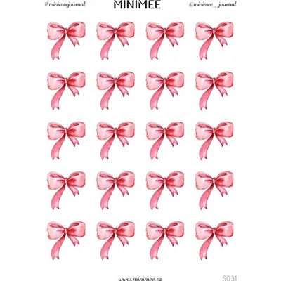 Samolepky MINIMEE Bucľaté mašličky