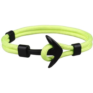 HARAHU Гривна Rope Anchor - Светло зелена KP33441