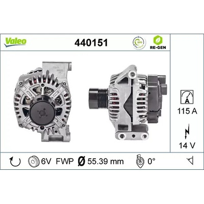 VALEO Alternátor VA 440151