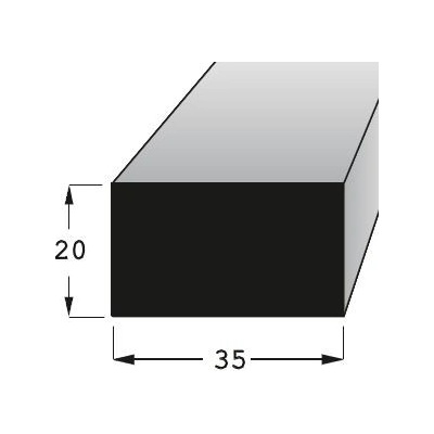 Hranolek 35x20mm, délka 70cm