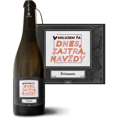 Sablio Dnes, zajtra, navždy Prosecco biele suché šumivé víno 10,5 % 0,75 l (holá fľaša)