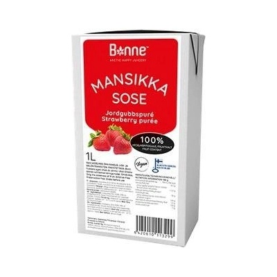 Bonne Ovocné pyré 100% Jahoda 1 l