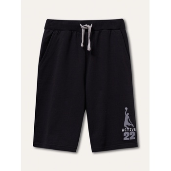 winkiki chlapecké kraťasy WTB 91429 černá/ šedý nápis