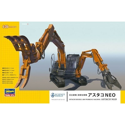 Hasegawa Hitachi dvojramenný bager 1:35