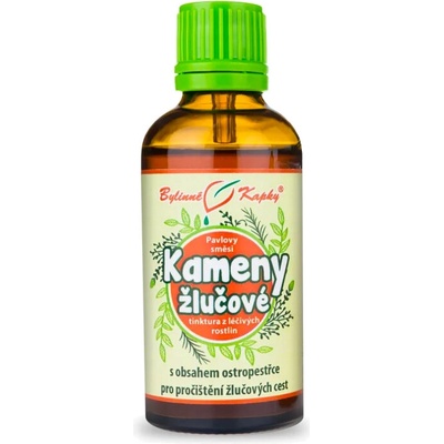 Bylinné kapky Kamene žlčové bylinné kvapky tinktúra 50 ml