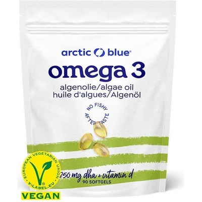 Arctic blue Vegan Omega 3 Algae 90 kapsúl