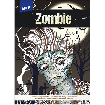 MFP 5301151 Omalovánky antistresové Zombie 210x290mm
