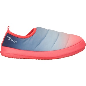 Trollkids Детски пантофи Trollkids Kid's Hut Mule XT Slippers - Pink Salmon / Sky Blue / Shadow Blue / Mystic Blue - размер 30 (EU) (702-4705-0513)