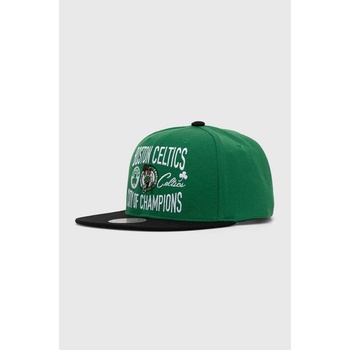 Mitchell&Ness Шапка с козирка Mitchell&Ness NBA BOSTON CELTICS в зелено с апликация (HHSS7296.BCEYYPPPGREN)