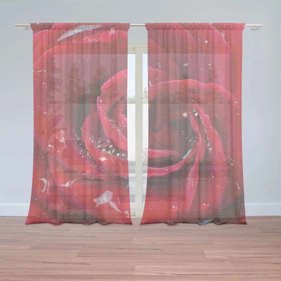 Sablio Záclony Ruža: 2ks 150x250cm