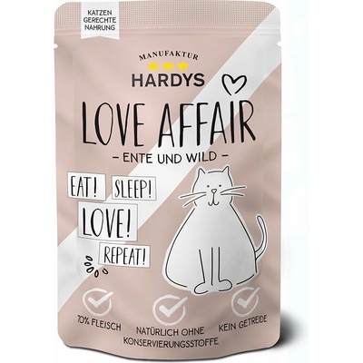 Hardys Love Affair kachna a zvěřina 24× 100 g