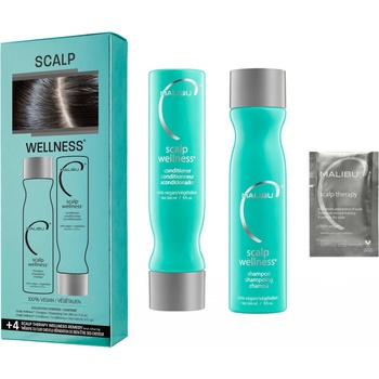 Malibu C Scalp Wellness Collection šampon 266 ml + kondicionér 266 ml darčeková sada