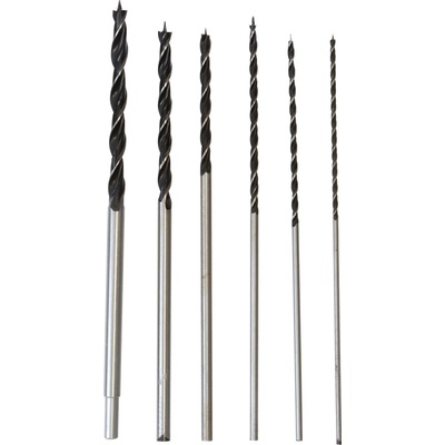 Sada vrtákov na drevo 4, 5, 6, 8, 10, 12 mm x 300 mm, 6-dielna, GEKO