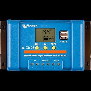 Victron Energy PWM BlueSolar - LCD & USB 30 A