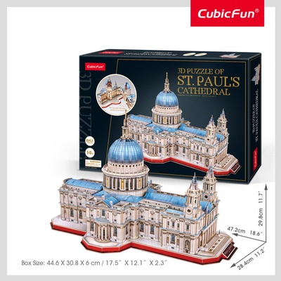 CubicFun 3D puzzle Katedrála St.Paul's 643 ks