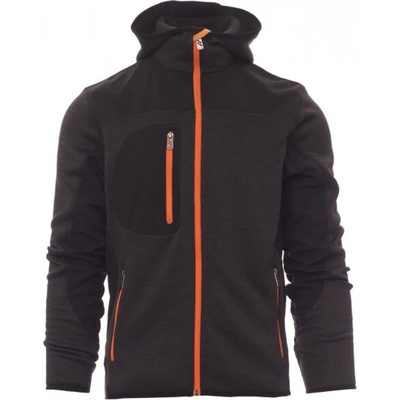 Payper Trip s kapucí Trip Melange Steel GREY/BLACK-FLUORESCENT Orange