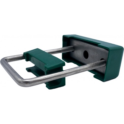 Příchytka panelu U na sl. 60x40 PVC - ZELENÁ