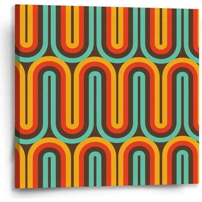Sablio Obraz Retro vlny - 50x50 cm