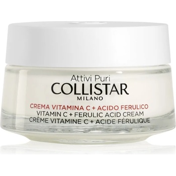 Collistar Attivi Puri Vitamin C + Ferulic Acid Cream озаряващ крем с витамин С 50ml