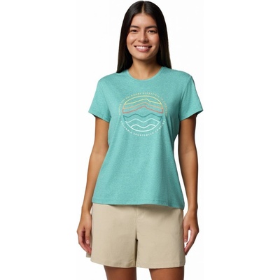 Columbia Sloan Ridge™ Graphic SS Tee W 2077451330 teal/find your trail