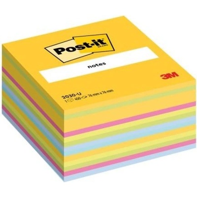 3M Bloček kocka Post-it 76x76 mix farieb