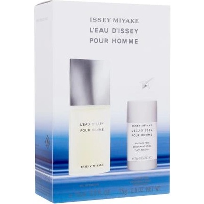 Issey Miyake L'Eau D'Issey Pour Homme подаръчен комплект: EDT 75ml + део стик 75g за мъже