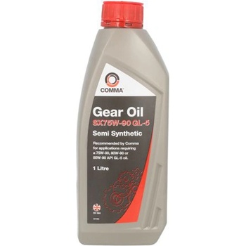 Image 1 of Comma Трансмисионно масло comma sx75w90 gl5 semis. 1 литър