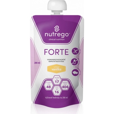NUTREGO FORTE S PŘÍCHUTÍ VANILKA POR SOL 12X200ML