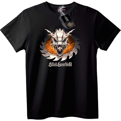 NOONEBRAND Тениска Blind Guardian Драконов Череп - 2XL, White