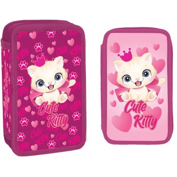 S-Cool Несесер с пособия S. Cool - Cute Kitty, с 2 ципа, 29 части (SC2179)