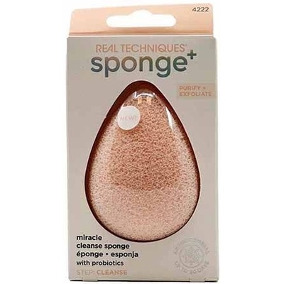 Real Techniques Miracle Cleanse sponge Purify + Exfoliate čistiaca kefka na všetky typy pleti