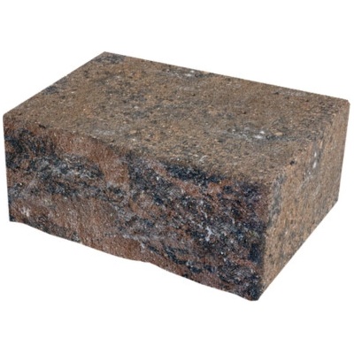 DITON Tvárnice Muráno 14/25 koncový 3/4 kámen 330x250x140 mm cihlovo-černá