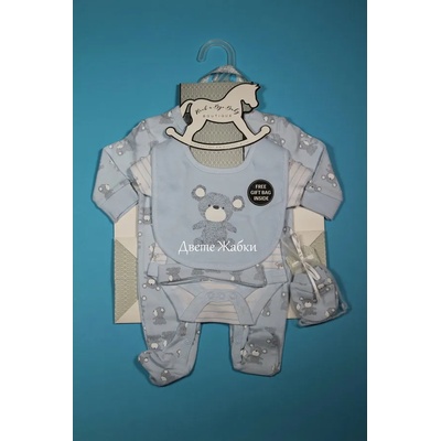 Rock-a-bye Бебешки комплект Мече /5 части/, 0м, 0/3м